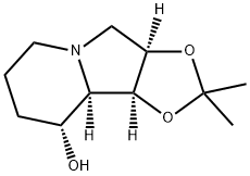 1,2-ISOPROPYLIDENE SWAINSONINE Struktur