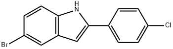 5-BROMO-2-(4-CHLORO-PHENYL)-1H-INDOLE Struktur