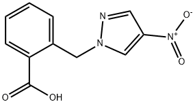 2-(4-NITRO-PYRAZOL-1-YLMETHYL)-BENZOIC ACID Struktur