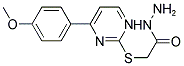 [4-(4-METHOXY-PHENYL)-PYRIMIDIN-2-YLSULFANYL]-ACETIC ACID HYDRAZIDE Struktur