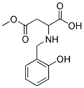 2-[(2-HYDROXYBENZYL)AMINO]-4-METHOXY-4-OXOBUTANOIC ACID Struktur