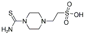 2-[4-(AMINOCARBONOTHIOYL)PIPERAZIN-1-YL]ETHANESULFONIC ACID Struktur