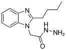 (2-BUTYL-BENZOIMIDAZOL-1-YL)-ACETIC ACID HYDRAZIDE Struktur