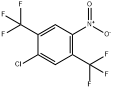 1-CHLORO-4-NITRO-2,5-BIS(TRIFLUOROMETHYL)BENZENE Structure