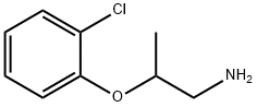 2-(2-CHLORO-PHENOXY)-PROPYLAMINE Struktur