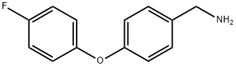 1-[4-(4-FLUOROPHENOXY)PHENYL]METHANAMINE Struktur