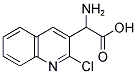 AMINO-(2-CHLORO-QUINOLIN-3-YL)-ACETIC ACID Struktur