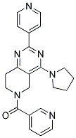 PYRIDIN-3-YL-(2-PYRIDIN-4-YL-4-PYRROLIDIN-1-YL-7,8-DIHYDRO-5H-PYRIDO[4,3-D]PYRIMIDIN-6-YL)-METHANONE Struktur