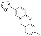 5-(2-FURYL)-1-(4-METHYLBENZYL)PYRIDIN-2(1H)-ONE Struktur