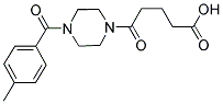 5-[4-(4-METHYLBENZOYL)PIPERAZIN-1-YL]-5-OXOPENTANOIC ACID Struktur