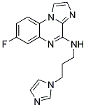 7-FLUORO-N-[3-(1H-IMIDAZOL-1-YL)PROPYL]IMIDAZO[1,2-A]QUINOXALIN-4-AMINE Struktur