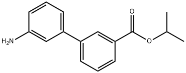 3'-AMINO-BIPHENYL-3-CARBOXYLIC ACID ISOPROPYL ESTER Struktur