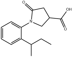 1-(2-SEC-BUTYL-PHENYL)-5-OXO-PYRROLIDINE-3-CARBOXYLIC ACID price.