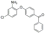 [4-(2-AMINO-4-CHLORO-PHENOXY)-PHENYL]-PHENYL-METHANONE Struktur