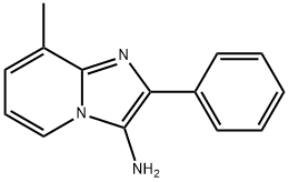 8-METHYL-2-PHENYLIMIDAZO[1,2-A]PYRIDIN-3-AMINE Struktur