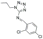 N-(2,4-DICHLOROBENZYLIDENE)-1-PROPYL-1H-TETRAZOL-5-AMINE Struktur