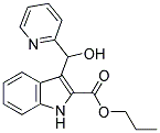 3-(HYDROXY-PYRIDIN-2-YL-METHYL)-1H-INDOLE-2-CARBOXYLIC ACID PROPYL ESTER Struktur