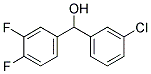 3-CHLORO-3',4'-DIFLUOROBENZHYDROL Struktur