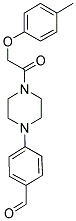 4-(4-[(4-METHYLPHENOXY)ACETYL]PIPERAZIN-1-YL)BENZALDEHYDE Struktur