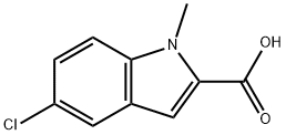 5-CHLORO-1-METHYL-1H-INDOLE-2-CARBOXYLIC ACID Structure