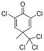 2,6-DICHLORO-4-METHYL-4-(TRICHLOROMETHYL)-2,5-CYCLOHEXADIEN-1-ONE Struktur