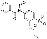 2-PROPOXY-4-(N-PHTHALIMIDINYL)BENZENESULFONYL CHLORIDE Struktur