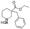 3-BENZYLPIPERIDINE-3-ETHYLCARBOXYLATE HYDROCHLORIDE Struktur