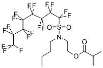 2-(N-BUTYLPERFLUOROOCTANESULFAMIDO)ETHYL METHACRYLATE Struktur