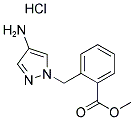 2-(4-AMINO-PYRAZOL-1-YLMETHYL)-BENZOIC ACID METHYL ESTER HYDROCHLORIDE Struktur