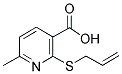 2-(ALLYLSULFANYL)-6-METHYLNICOTINIC ACID Struktur