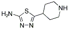 5-(4-PIPERIDINYL)-1,3,4-THIADIAZOL-2-AMINE Struktur