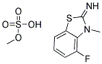 4-FLUORO-3-METHYL-1,3-BENZOTHIAZOL-2(3H)-IMINE METHYL SULFATE Struktur