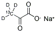 PYRUVIC ACID-3-13C,D3 SODIUM SALT Struktur