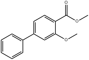 3-METHOXY-BIPHENYL-4-CARBOXYLIC ACID METHYL ESTER Struktur