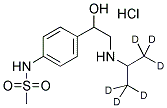 SOTALOL HYDROCHLORIDE D6 Struktur