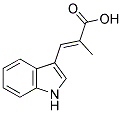 3-(1H-INDOL-3-YL)-2-METHYLACRYLIC ACID Struktur