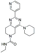 4-PIPERIDIN-1-YL-2-PYRIDIN-3-YL-7,8-DIHYDRO-5H-PYRIDO[4,3-D]PYRIMIDINE-6-CARBOXYLIC ACID ETHYLAMIDE Struktur