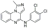 N-(3,4-DICHLOROPHENYL)-1-METHYLIMIDAZO[1,5-A]QUINOXALIN-4-AMINE Struktur