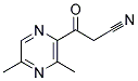 3-(3,5-DIMETHYL-PYRAZIN-2-YL)-3-OXO-PROPIONITRILE Struktur