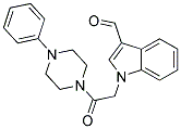 1-[2-OXO-2-(4-PHENYLPIPERAZIN-1-YL)ETHYL]-1H-INDOLE-3-CARBALDEHYDE Structure