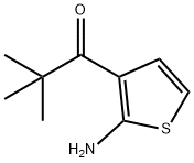 1-(2-AMINOTHIOPHENE-3-YL)-2,2-DIMETHYLPROPAN-1-ONE Struktur