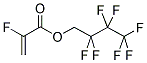 1H,1H-HEPTAFLUOROBUTYL-2-FLUOROACRYLATE Struktur