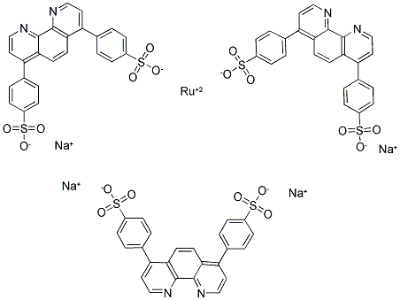 RUTHENIUM(II)-TRIS-(BATHOPHENANTHROLIN-DISULFONAT) SODIUM SALT Struktur