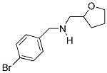 1-(4-BROMOPHENYL)-N-(TETRAHYDROFURAN-2-YLMETHYL)METHANAMINE Struktur