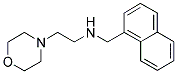 (2-MORPHOLIN-4-YL-ETHYL)-NAPHTHALEN-1-YLMETHYL-AMINE Struktur