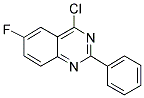 4-CHLORO-6-FLUORO-2-PHENYL-QUINAZOLINE Struktur