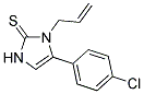 1-ALLYL-5-(4-CHLOROPHENYL)-1,3-DIHYDRO-2H-IMIDAZOLE-2-THIONE Struktur