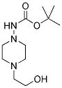 BOC-1-AMINO-4-(2-HYDROXYETHYL)PIPERAZINE Struktur