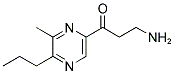 3-AMINO-1-(6-METHYL-5-PROPYL-PYRAZIN-2-YL)-PROPAN-1-ONE Struktur