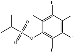 2,3,4,5,6-PENTAFLUOROPHENYL 2-PROPANESULFONATE Struktur